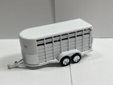 Used, Greenlight 1/64 Scale - Bumper Pull Cattle / Horse Trailer (White In Color) for sale  Shipping to South Africa