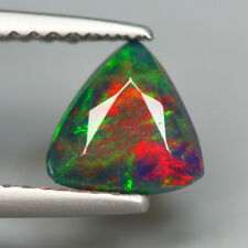 0.62 Cts_Pin Fire_100 % Natural Multi-Color 3D Flash Welo Solid Black Opal for sale  Shipping to South Africa