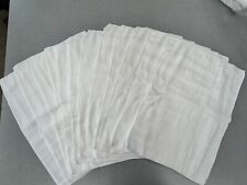 NEW 100% Cotton Chinese DSQ prefold diapers REGULAR Large 4/6/4 White Osocozy for sale  Shipping to South Africa