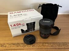 Samyang 24mm f1.4 for sale  LOWESTOFT