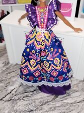 Barbie Dia De Los Muertos 2022 Day of The Dead  Doll model muse gown dress only  segunda mano  Embacar hacia Argentina