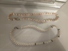 Two pearl necklaces for sale  PETERBOROUGH