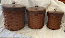 longaberger canister set for sale  Arrey