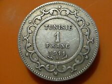 Tunisie franc 1911 d'occasion  Pont-de-l'Arche