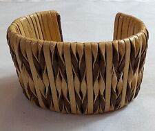 Brazalete de joyería tejido a mano canasta hawaiana de colección hecho a mano , usado segunda mano  Embacar hacia Argentina