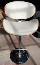 Taburete de bar giratorio de cuero PU acolchado silla alta de pub taburete de bar, usado segunda mano  Embacar hacia Argentina