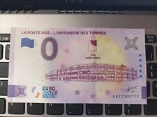 BILLET EURO SOUVENIR 2022-2 LA POSTE 2022 L'IMPRIMERIE DES TIMBRES , occasion d'occasion  Poix-de-Picardie