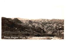 Silla fotográfica real de postal Cedar Canyon de #10 Badlands Dakota del Norte ND RPPC segunda mano  Embacar hacia Argentina