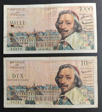 Billet 10000 francs d'occasion  Reims