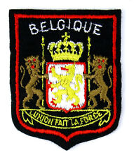 Embroidered crest belgium d'occasion  Expédié en Belgium