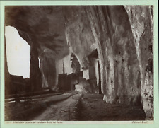 Italie, Sicile, Syracuse, Latomie del Paradiso, Grotta dei Cordai, ca.1880, tira comprar usado  Enviando para Brazil