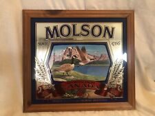 Placa espelhada MOLSON BEER - Decoração de caverna de homem de bar “The Geese” 19” X 20,5” - H1. comprar usado  Enviando para Brazil