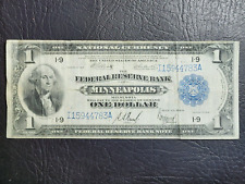 1918 $1 moneda nacional FRB Minneapolis, sin montar o nunca montada segunda mano  Embacar hacia Argentina