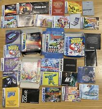 Gameboy boxes instruction for sale  PETERBOROUGH