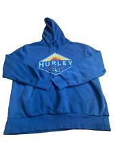 Moletom com capuz Hurley masculino azul manga longa pulôver tamanho GG, usado comprar usado  Enviando para Brazil
