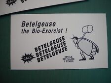 Beetlejuice business cards for sale  El Paso
