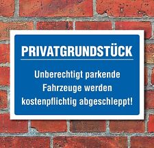 Schild privatgrundstück parkv gebraucht kaufen  Bad Driburg