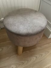 Pink glitter footstool for sale  KETTERING