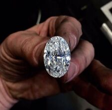 Piedra preciosa suelta de diamante blanco corte ovalado 6 quilates natural grado D grado VVS1 segunda mano  Embacar hacia Argentina