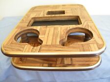 Used, Vintage Chevy Snack Drink Tray Center Console ~ Wood Look Laminate for sale  Shipping to South Africa