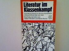 Literatur klassenkampf zur gebraucht kaufen  Bubenhm.,-Wallershm.