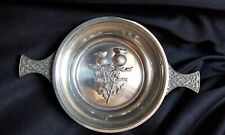 Pewter scottish quaich for sale  Shipping to Ireland