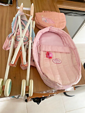 BABY ANABELLE BUNDLE BY ZAPF CREATIONS, PUSH CHAIR, CHANGING MATT AND CARRY COT. for sale  Shipping to South Africa