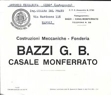 Depliant g.b. bazzi usato  Italia