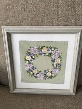 art framed floral mauve large for sale  Wallingford