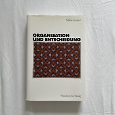 Niklas luhmann rganisation gebraucht kaufen  Berlin