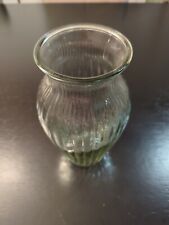 Fluted glass vase for sale  ANDOVER