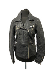 Bikerjacke nly schwarz gebraucht kaufen  Hannover