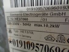 Siemens he37060 netzanschluss gebraucht kaufen  Grebenhain