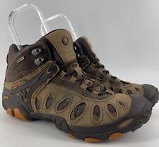 Merrell Chameleon III Ventilator Mid Brown Hiking Boots Men’s 9 Gore-Tex Vibram, used for sale  Shipping to South Africa