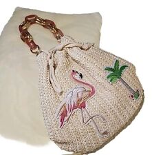 Flamingo crochet bag for sale  Hillsboro