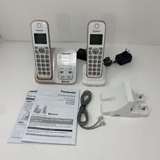 Used, Panasonic Link2Cell Bluetooth, Answering Machine 2 Handset KX-TGD862 Rose Gold for sale  Shipping to South Africa