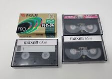 LOTE de 4 fitas cassete de vídeo para filmadora VHS-C 8mm MP novas e usadas comprar usado  Enviando para Brazil