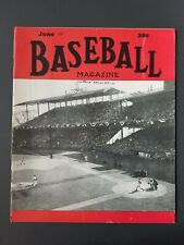 DE COLECCIÓN ~ Portada de la revista de béisbol junio de 1949: Día de inauguración Estadio Griffith M2027 segunda mano  Embacar hacia Argentina