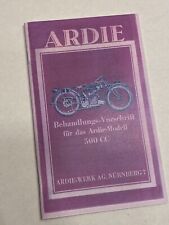 Ardie 500cc nachdruck gebraucht kaufen  Bad Vilbel