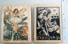 Wood christmas stamps for sale  SHOREHAM-BY-SEA