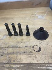 Used, 5- Vintage Brass Garden Hose Spray Nozzles Sherman Shur - Mist , Cascade for sale  Shipping to South Africa