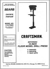 parts drill press craftsman for sale  Addison