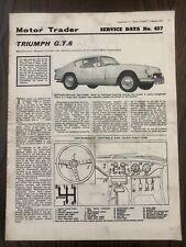 Triumph gt6 motor for sale  DARLINGTON