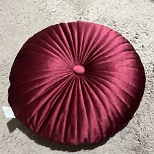 Round velvet cushion for sale  BRADFORD