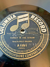 Columbia 78 RPM #A1291 ""Turquía en la paja/Silbador Pete"" Billy Golden, usado segunda mano  Embacar hacia Argentina