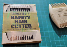 Usado, Cortador de pelo de seguridad Comet vintage década de 1960 con cuchillas, caja original + instrucciones segunda mano  Embacar hacia Argentina
