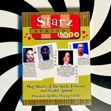 Usado, Selado! Baralho de cartas vintage Y2K Starz Behind Barz Hollywood MUGSHOTS barras de estrelas comprar usado  Enviando para Brazil