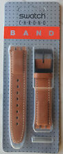 Swatch leather strap for sale  Shipping to Ireland