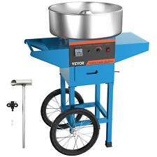 Electric Commercial Cotton Candy Machine /Floss Maker Blue Cart Stand, used for sale  Rowland Heights