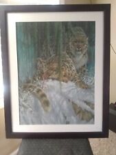 Snow Leopards Framed jigsaw puzzle, used for sale  Shipping to South Africa